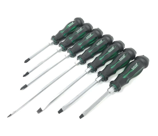 KIT 7 CACCIAVITI TESTA BATTENTE CACCIAVITE CROCE TAGLIO ITALIANO