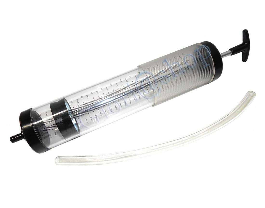 SIRINGA PER CAMBIO OLIO 500 ML POMPA MANUALE ASPIRAZIONE MECCANICO AUTO