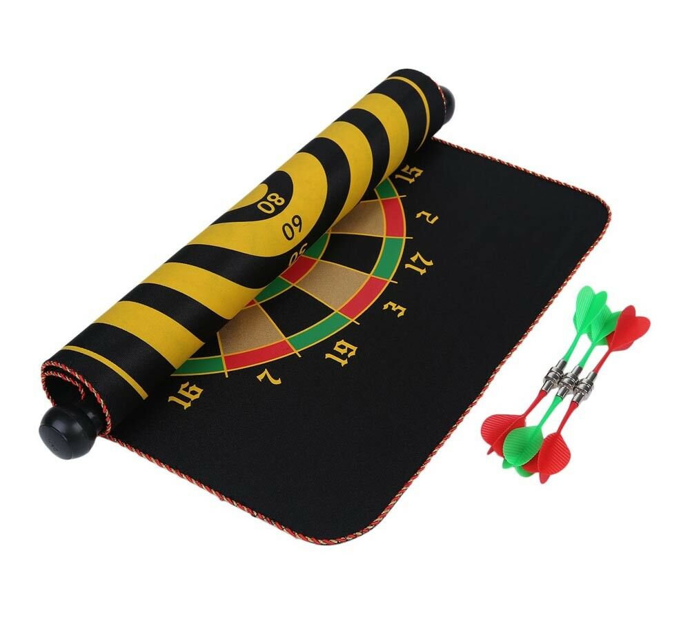 BERSAGLIO DOPPIO SEGNO 6 FRECCE DARDI MAGNETICI SPORT TIRO FRECCIA MAGNETICA