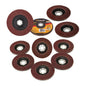 10 DISCHI PER SMERIGLIATRICE 115 MM DISCO LAMELLARE ABRASIVO GRANA 40 MM