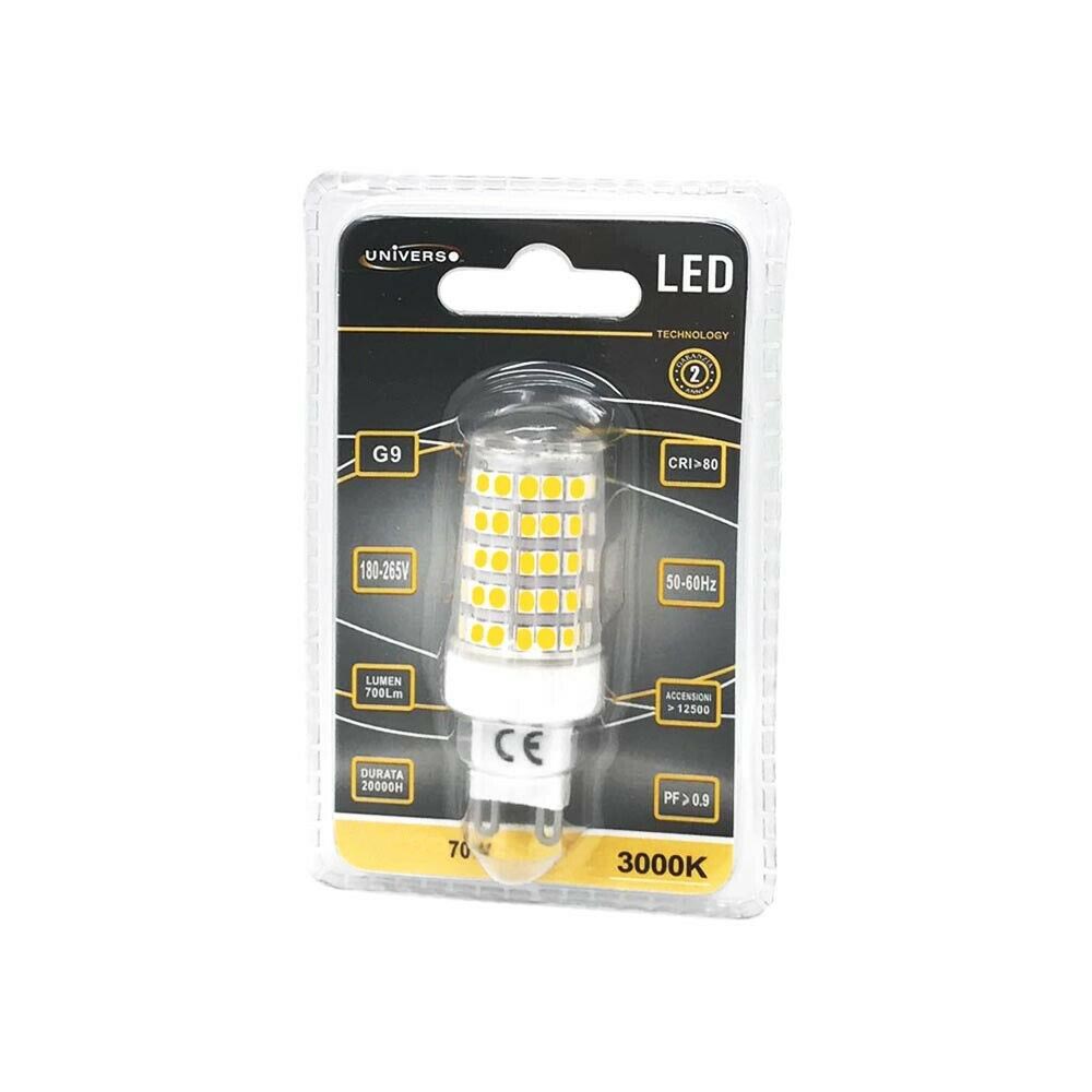 LAMPADINA LED ATTACCO G9 5.6W LUCE CALDA 3000K