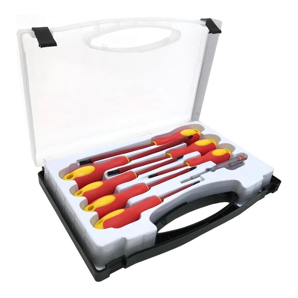 KIT CACCIAVITI ELETTRICISTA CACCIAVITE GIRAVITE ISOLATI 1 CERCAFASE ISOLATO