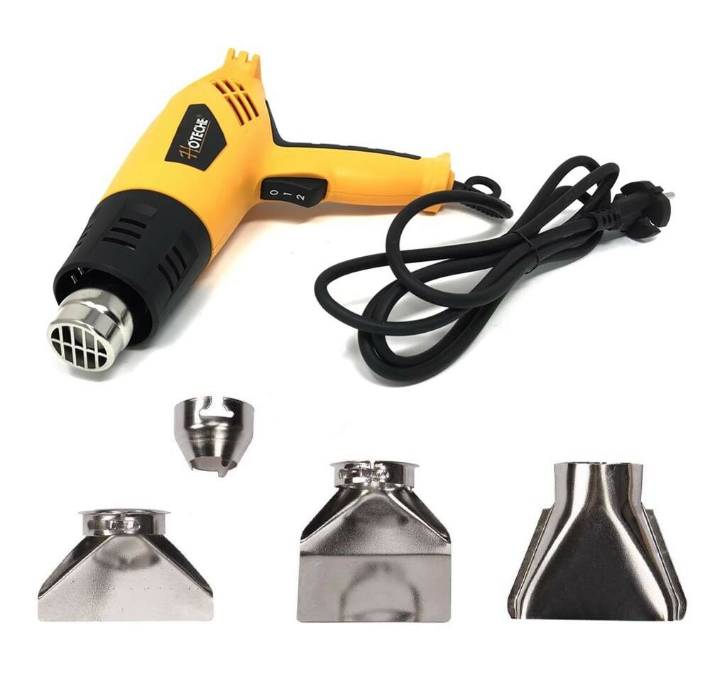 PISTOLA TERMICA SVERNICIATORE AD ARIA CALDA 1600W CARROZZIERE PER AUTO