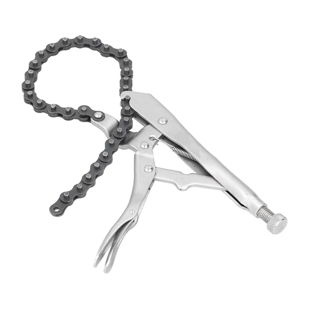 PINZA CON CATENA AUTOBLOCCANTE CHIAVE INGLESE PER TUBI FILTRO OLIO