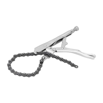 PINZA CON CATENA AUTOBLOCCANTE CHIAVE INGLESE PER TUBI FILTRO OLIO