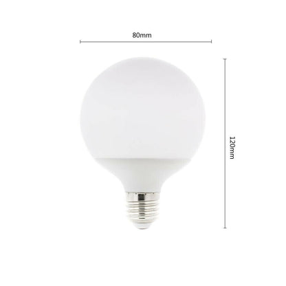 LAMPADINA LED 12 WATT ATTACCO E27 GLOBO SFERA LUCE CALDA 3000K