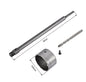 FRESA A TAZZA 100 MM ASTA PROLUNGA 50 CM PER TRAPANO ATTACCO SDS PLUS