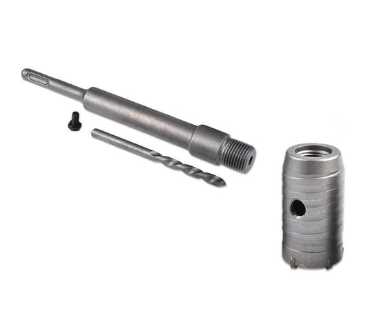 FRESA MURO CAROTATRICE TAZZA 40 MM BARRA ASTA PROLUNGA 35 CM SDS PLUS