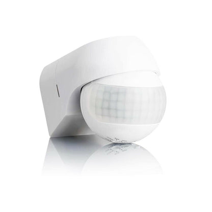 SENSORE RILEVA MOVIMENTO PIR RILEVATORE CREPUSCOLARE INFRAROSSI 180°