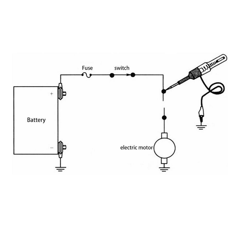 TESTER DI TENSIONE DEL CIRCUITO PER AUTO DC 6V / 12V / 24 VOLT