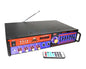 AMPLIFICATORE AUDIO EQUALIZZATORE STEREO BLUETOOTH KARAOKE FM 2 CH USB