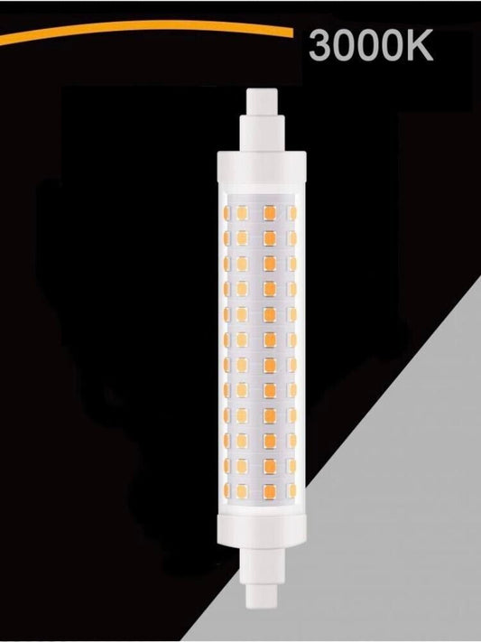 LAMPADINA LED LUCE CALDA ATTACCO R7S 12 WATT LAMPADA RICAMBIO PER FARO 3000K