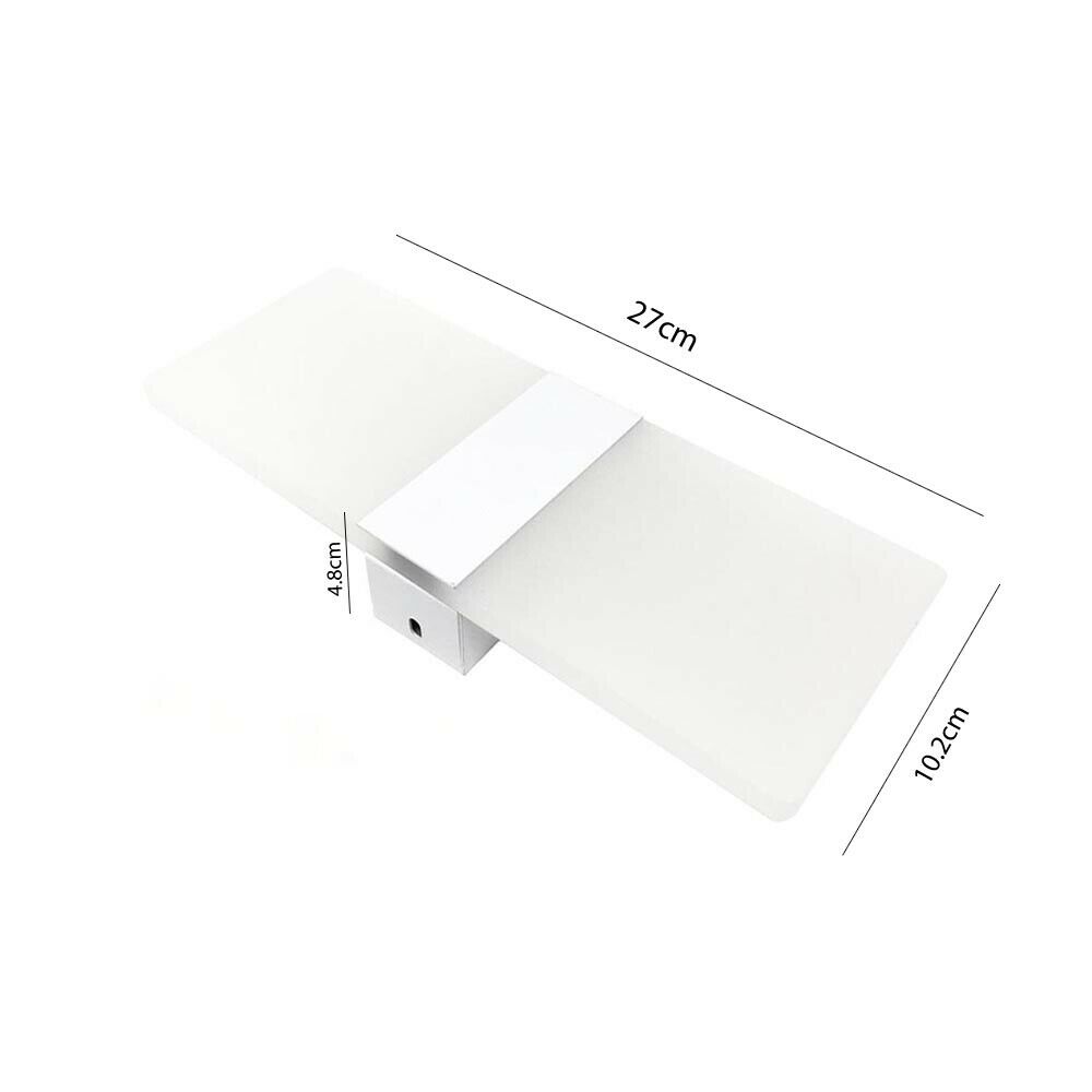 APPLIQUE IN VETRO DA PARETE LUCE . CALDA 3000K LAMPADA LED INTERNO 8 W
