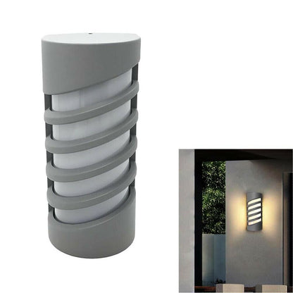 APPLIQUE A LED 12 WATT DA PARETE LAMPADA PER ESTERNO LUCE CALDA 3000K ES56-GC