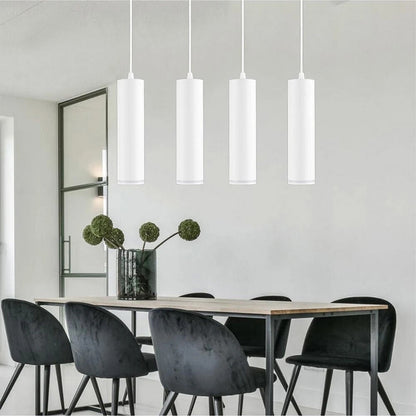LAMPADARIO A SOSPENSIONE LAMPADA PENDENTE CON ATTACCO GU10 BIANCO