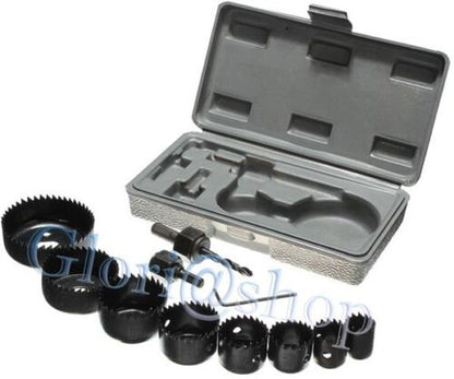 FRESE LEGNO SET FRESA A TAZZA SUPPORTO 2 ATTACCHI PER TRAPANO FORARE 16 PZ