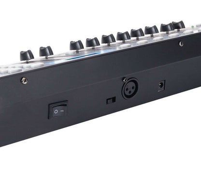 CENTRALINA CONTROLLO MIX LUCI EFFETTI DJ 192 CANALI DMX 512 LED