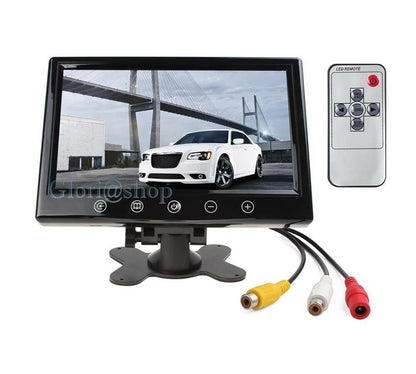MONITOR LCD 9" PER TELECAMERA RETROMARCIA AUTO AV1 AV2 HD TFT TOUCH