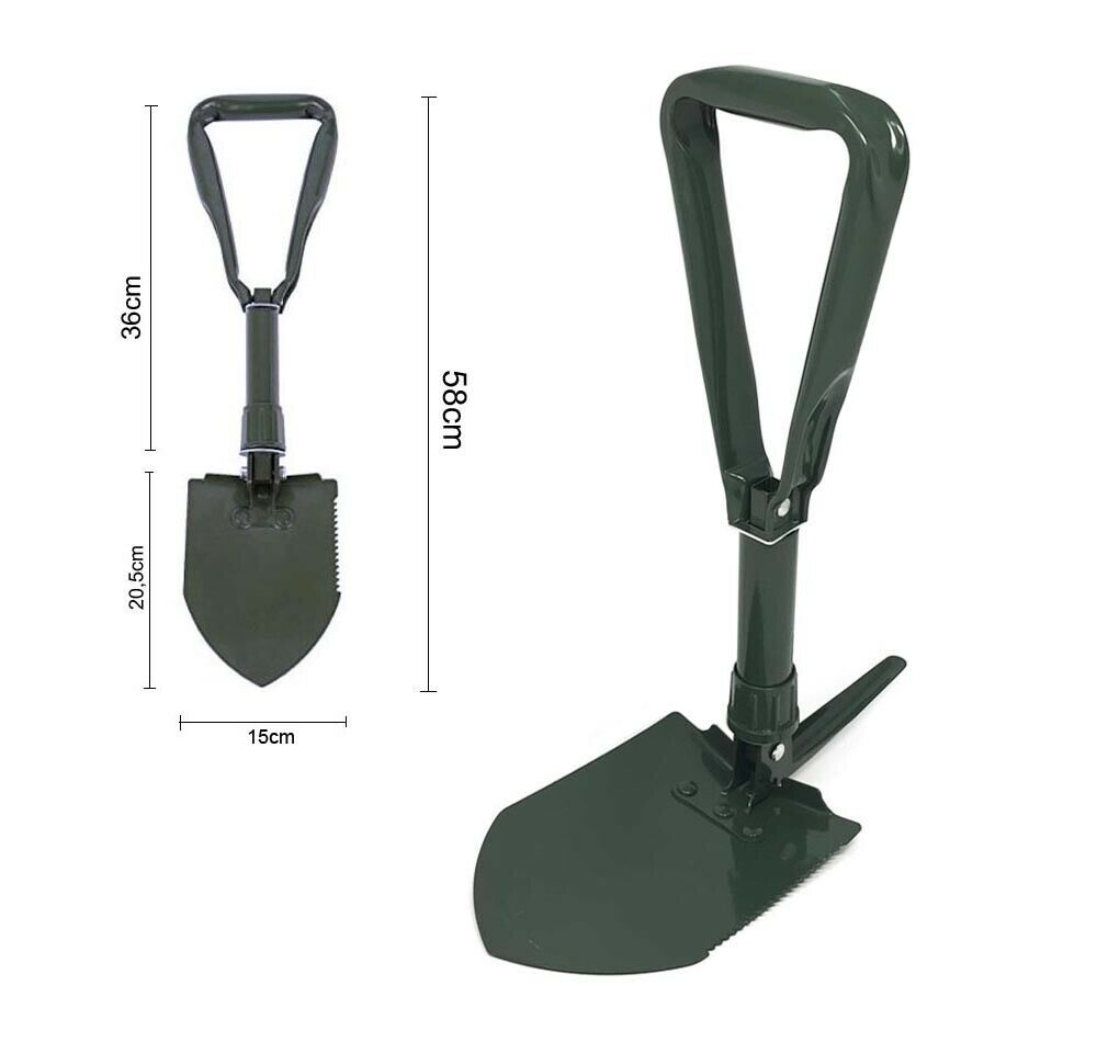 PALA MILITARE BADILE PIEGHEVOLE DA CAMPEGGIO GIARDINO SEGA PICCONE EMERGENZA