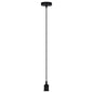 PORTALAMPADA E27 LAMPADARIO A . SOSPENSIONE PORTA LAMPADA LAMPADINA 2 MT NERO