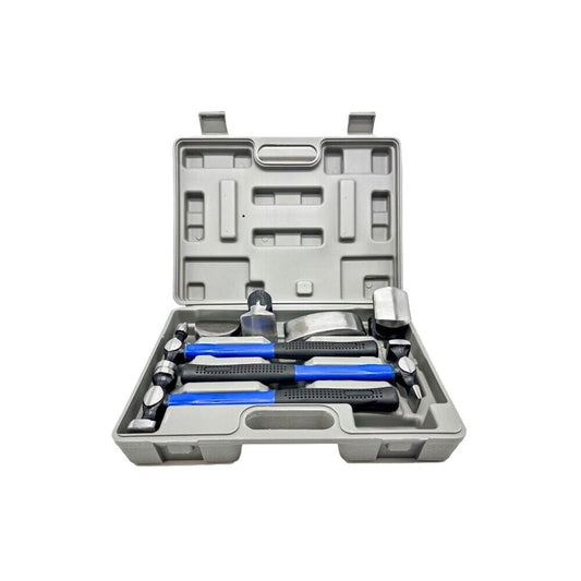 ATTREZZI CARROZZERIA AUTO KIT CARROZZIERI 4 TASSI 3 MARTELLO MAZZUOLA