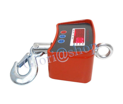 BILANCIA ELETTRONICA INDUSTRIALE 500 KG DISPLAY LED GANCIO GRU IN ACCIAIO INOX