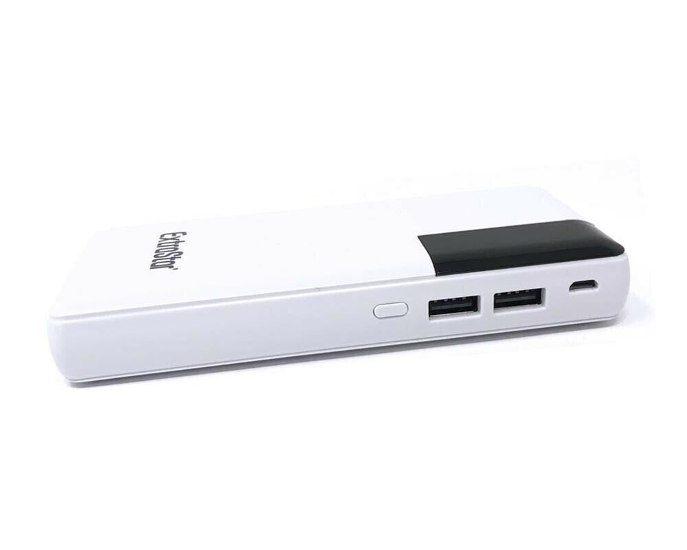 CARICA BATTERIA ESTERNA POWER BANK 2 USB CARICABATTERIA DISPLAY 10000 MAH