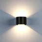 APPLIQUE A PARETE 28 LED 12 W FARETTO LUCE CALDA 3000K INTERNO ESTERNO ES44-NC