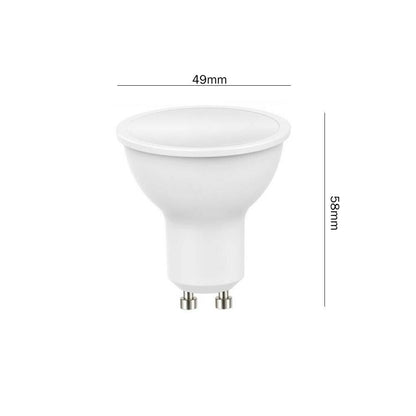 FARETTO LED GU10 AD INCASSO LAMPADINA 6W LUCE ROSSA