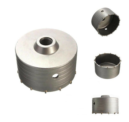 FRESA MURO CAROTATRICE A TAZZA 160 MM BARRA ASTA SDS PLUS 35 CM PROLUNGA TRAPANO