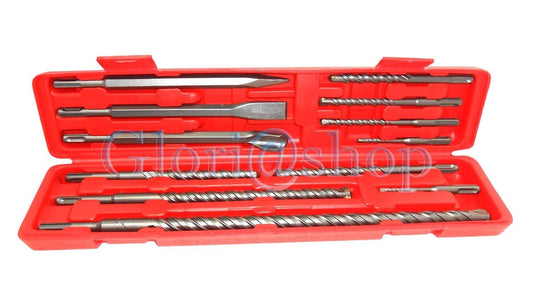 PUNTE TRAPANO SET FRESE SCALPELLI ATTACCO SDS PLUS SCALPELLO PIATTO