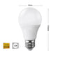 LAMPADINA LED 12 W SFERA LUCE CALDA 3000K E27 A60