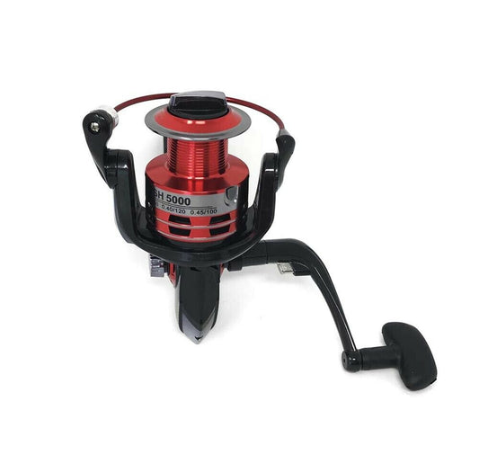 MULINELLO FSH 5000 PER CANNA DA PESCA IN LEGA DI ALLUMINIO 12+1BB RATIO 5.1:1