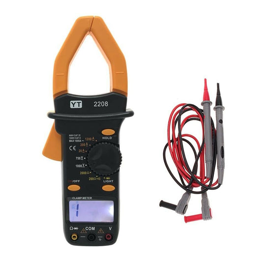 MULTIMETRO PINZA AMPEROMETRICA TESTER DIGITALE PUNTALI TEST ELETTRONICO