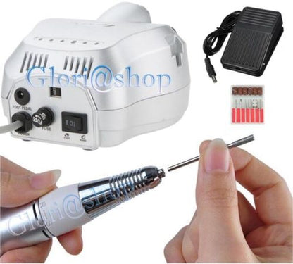 LIMA 35000 GIRI FRESA PROFESSIONALE . RICOSTRUZIONE UNGHIE MANICURE PEDICUR SILVER
