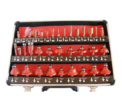 FRESE LEGNO GAMBO 8 MM X PANTOGRAFO CORNICI SET KIT 35 FRESA IN VALIGETTA